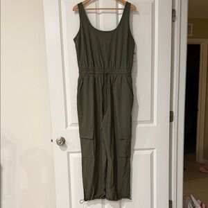 Abercrombie & Fitch Olive Jumpsuit